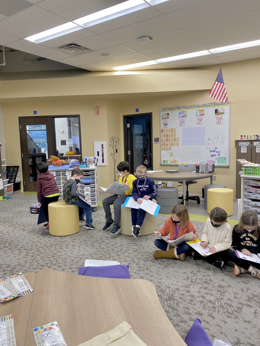 mrsstrickerNR's tweet photo. One of our major goals this year has been to share our learning spaces at NRES. We have had many positive learning experiences swapping with @MrsWojcik6 and using our Bear Den collaborative space. 2022 will be no different! #nrinspiregreat #norobears https://t.co/9heC0R0CXC