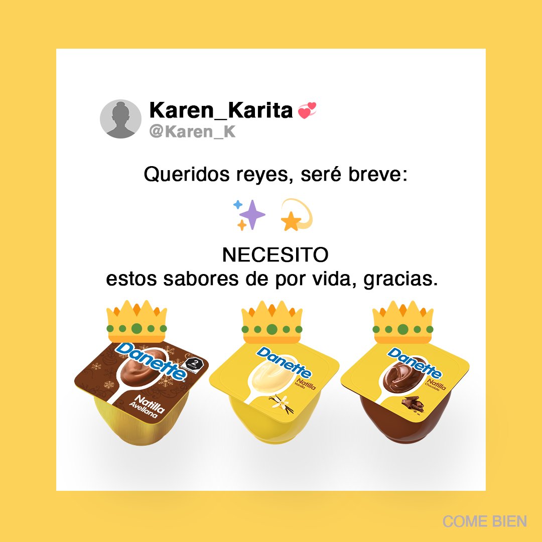 DanetteMx's tweet photo. Una carta breve y clara. ¿Ya saben qué sabor necesitan de por vida? ⭐️ #LoQuiero https://t.co/gnuKBcZTiY