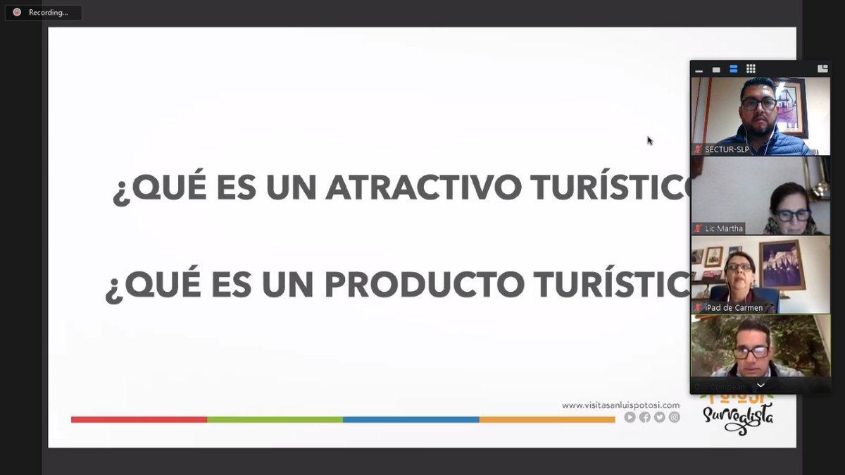 SecTurismoSLP's tweet photo. Dentro del programa de capacitación interna de la #SecturSLP, se realizó el taller Desarrollo e Innovación de Productos Turísticos.
Este taller fue dirigido al personal de las delegaciones de turismo en las regiones Media, Huasteca y Altiplano.
#PotosíParaLosPotosinos #TurismoSLP https://t.co/JyTmZG6w8J