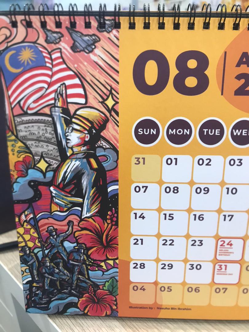 mylaksamy's tweet image. Admin nak belanja sikit tiga artworks yang cantik dari @NasSuha_ .Dalam MyLaksa #KAWlendar2022 kita ada voucher juga tau. Korang boleh beli Calendar ni sahaja dengan harga RM14.90 melalui delivery.mylaksa.asia. #Malaysia #TasteOfUnity.