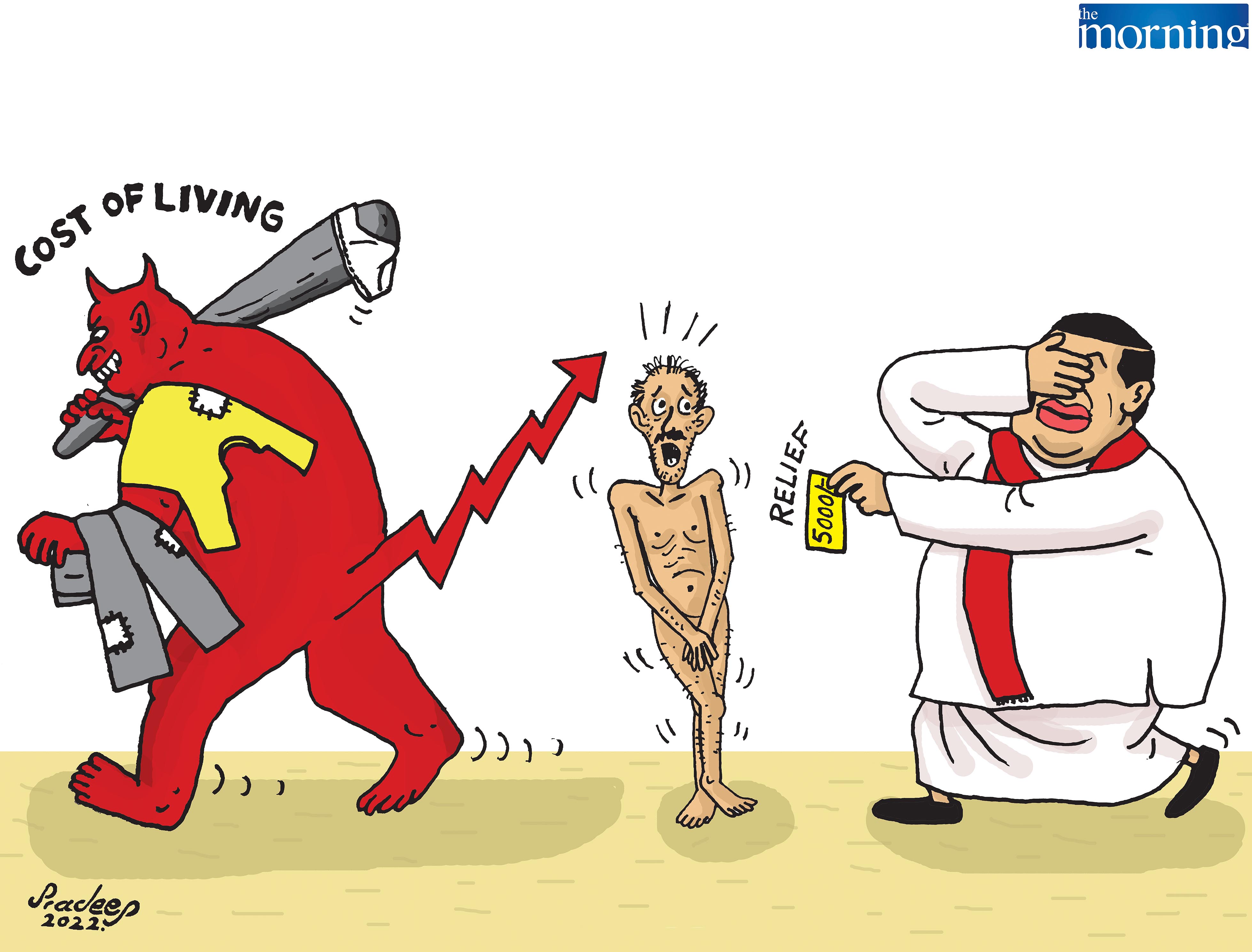 Political Cartoons of Sri Lanka on Twitter: "Cartoon by @RcSullan #lka # SriLanka #ReliefPackageLK https://t.co/QUKIxtL7U1" / Twitter