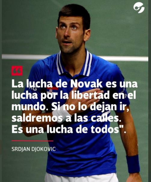 Seba_bozzolo's tweet photo. Hoy es la vacuna, mañana puede ser cualquier cosa, hasta tu creencia religiosa o preferencia sexual. El Estado no puede determinar arbitrariamente quien es o no libre.  #DictaduraSanitaria #FreeNovakDjokovic #FreeNovak Novak Djokovic https://t.co/XoLXEkwJYh