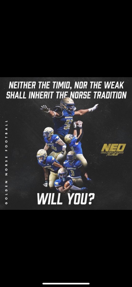 GirodTyler's tweet photo. After a great conversation with @CoachSandau i am blessed to receive an Offer from NEO 
THANK YOU! 
@recruittecumseh https://t.co/7P89OAdeid