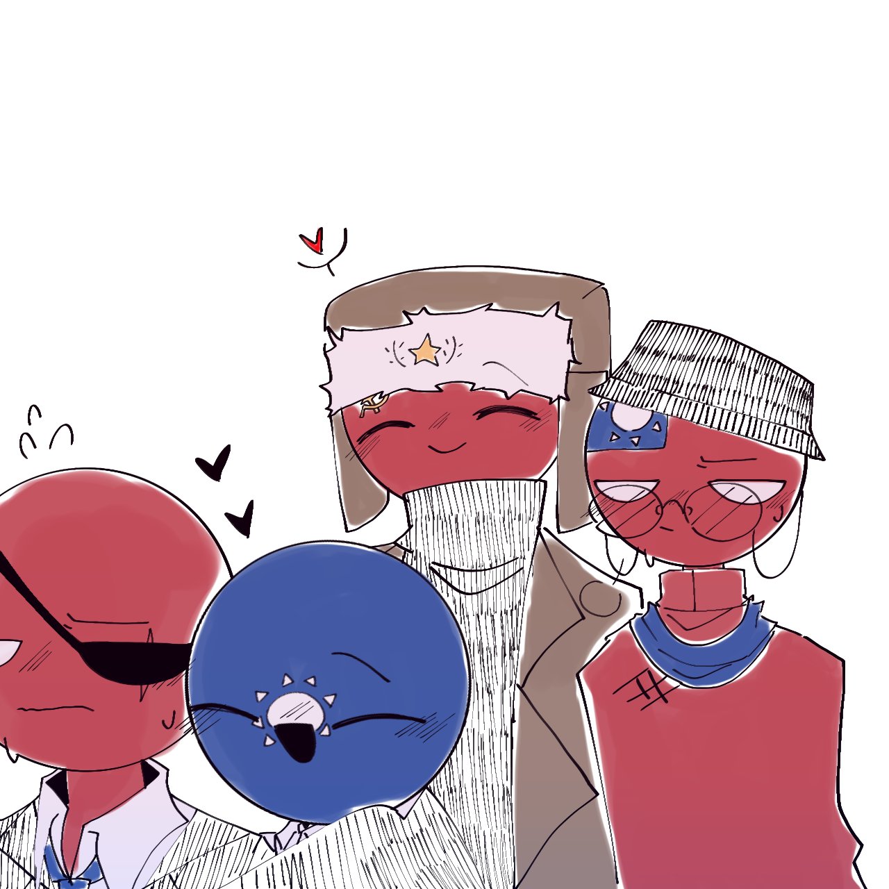 💜💙 on X: #Country Human #country human #CountryHumans China CCP and  elderbrother.，China Kuomintang.  / X