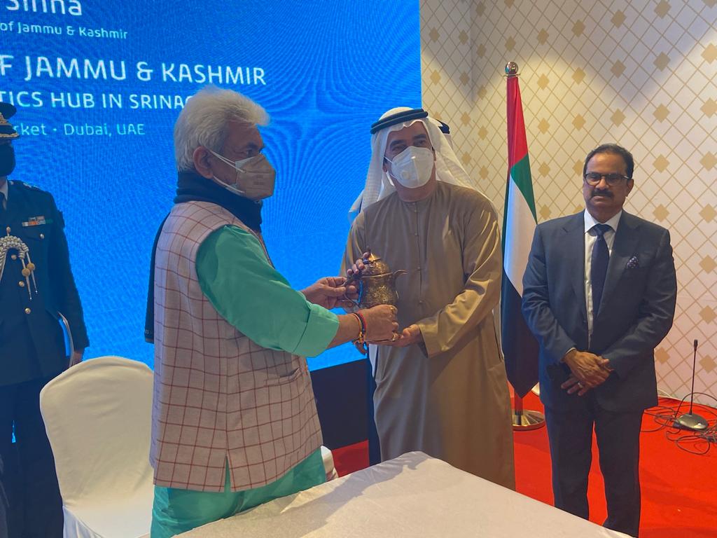 Inaugurated J&amp;K Promotion week at Lulu Hypermarket. The world-famous GI-tagged saffron has been launched at Lulu Hypermarket, which is a major step towards boosting Jammu Kashmir and Dubai trade ties.