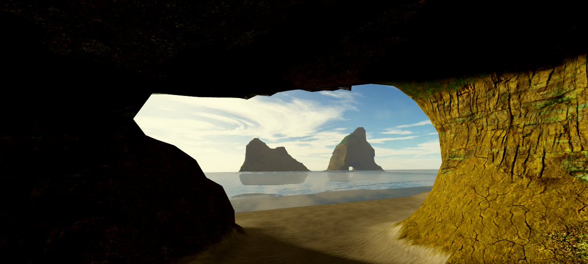 bubbatosh's tweet image. "Arched Islands + Arched Islands Evening" (Windows 10 background remake) #Roblox #RobloxBackgrounds