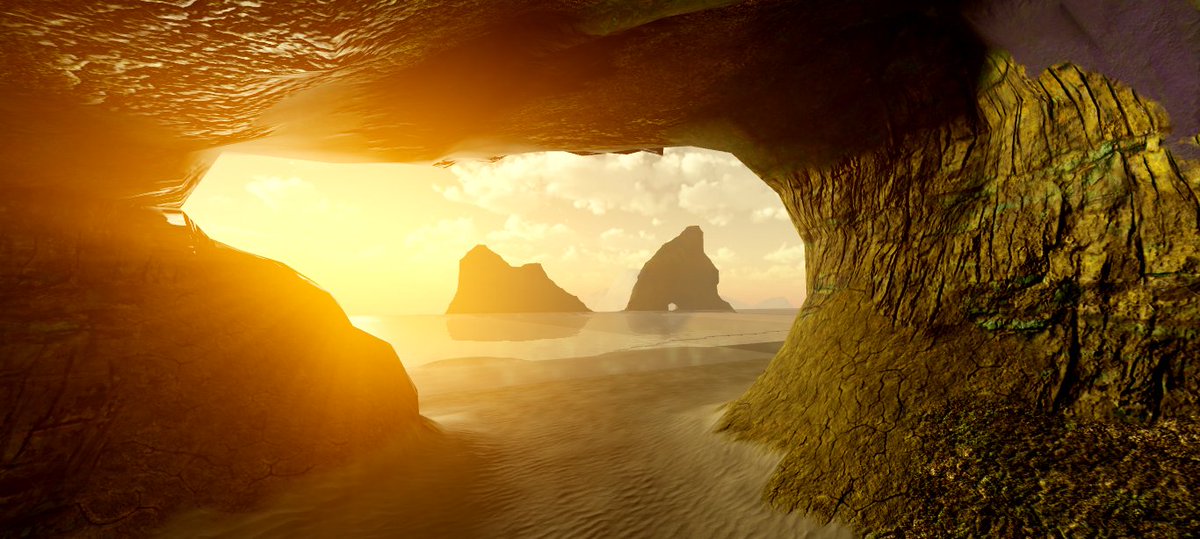 bubbatosh's tweet image. "Arched Islands + Arched Islands Evening" (Windows 10 background remake) #Roblox #RobloxBackgrounds