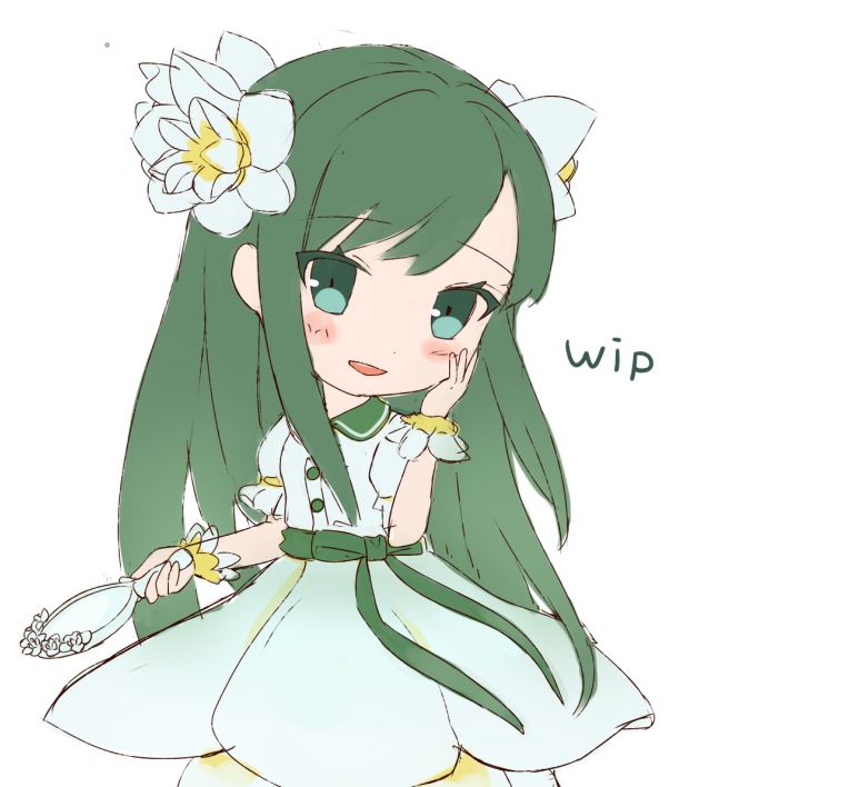 gm🍀😆🍀
新作wip
この時期散歩するとよく見かける草の娘ちゃん😙✨