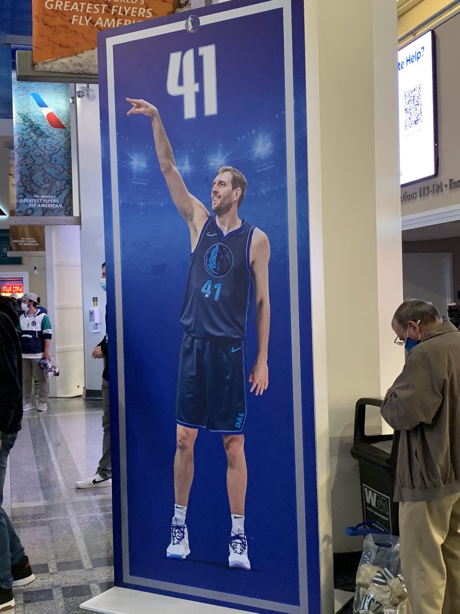 DorothyJGentry's tweet photo. I got a feeling- that tonight’s gonna be a #DirkDay #Mavs #MFFL @TexasMetroNews #DIRKWEEK https://t.co/oROli27PLC