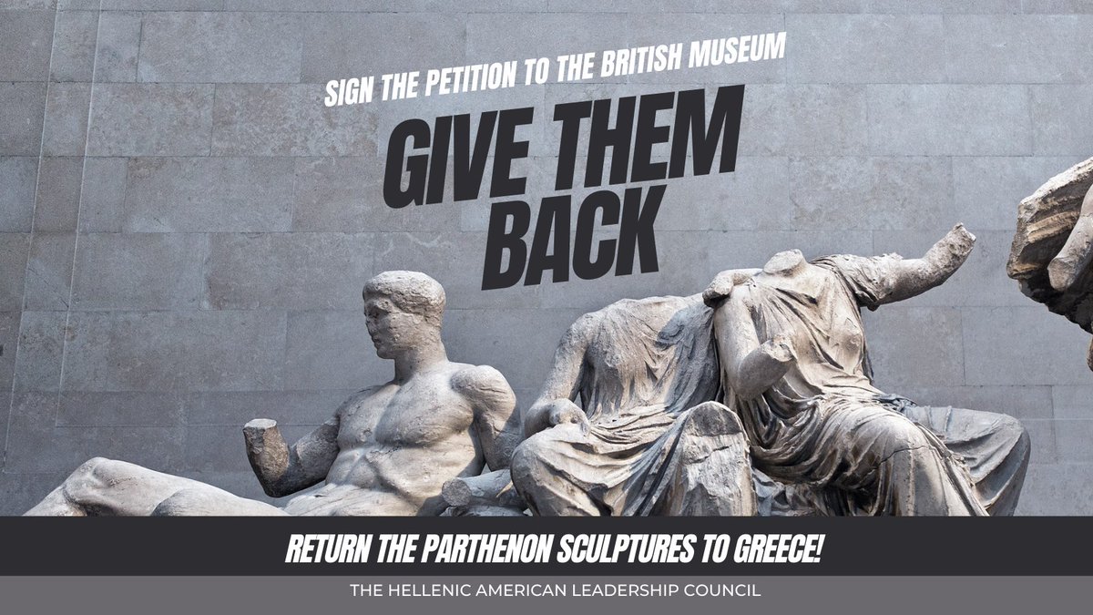 Will 2022 be the year the @BritishMuseum finally returns the stolen Parthenon Sculptures? Help us keep up the pressure! 

✍🏼 Sign the petition now: hellenicleaders.salsalabs.org/ParthenonMarbl…