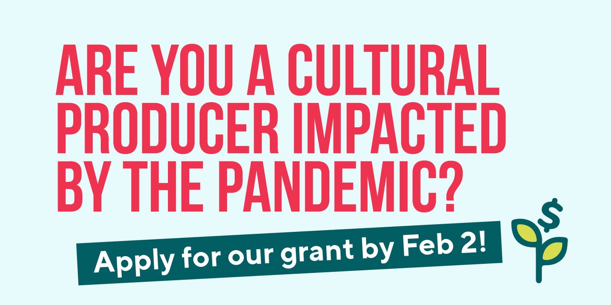 4Culture's tweet image. Funds to cover your COVID-related losses and help you move forward with your creative work are here. Share with your fellow cultural practitioners and apply by February 2! Full details are here: bit.ly/4crecoveryindi