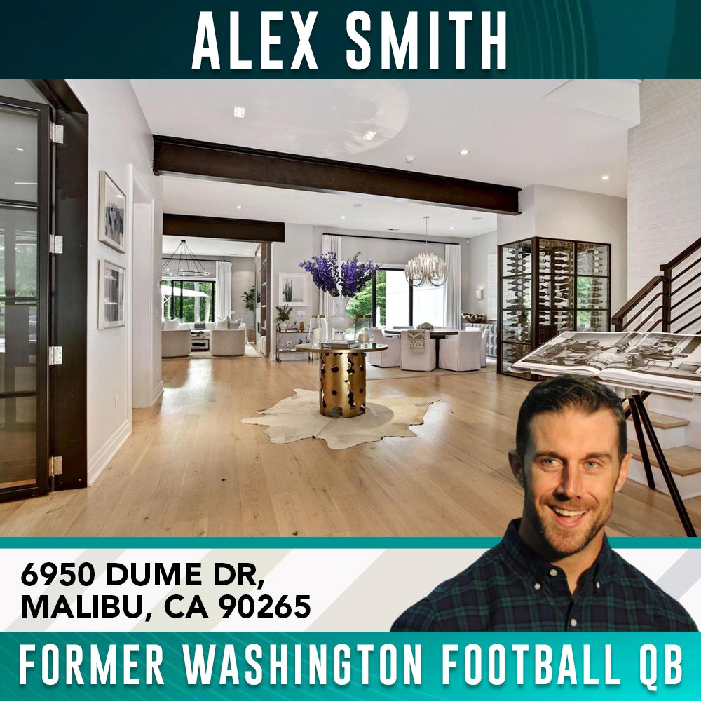 LowellVanderblt's tweet photo. #CelebrityRealEstate
Former Washington Football QB #AlexSmith Sells McLean, VA, Mansion for $5.8M

High-end details include floor-to-ceiling windows, Waterworks fixtures, designer lighting, and stonework. The open floor plan flows to the chef’s kitchen https://t.co/HMvxQO67xp