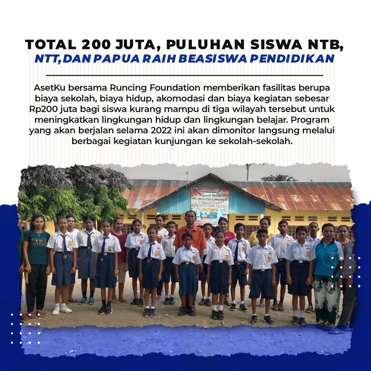 Jimmi mengatakan, AsetKu mengajak para lender untuk dapat berpartisipasi dalam menerangi jalan siswa-siswi untuk ke sekolah dengan cara mengikuti permainan yang interaktif pada aplikasi AsetKu.