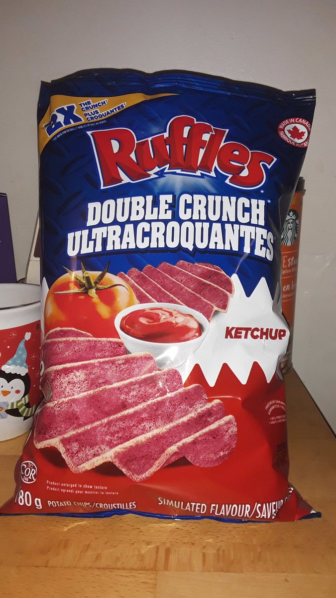 MacDoug1's tweet photo. Saw these today and had to buy them. Within a half hour of eating them, the police showed up due to a noise complaint. 😏
#Ruffles #DoubleCrunch https://t.co/9qT24haiRs