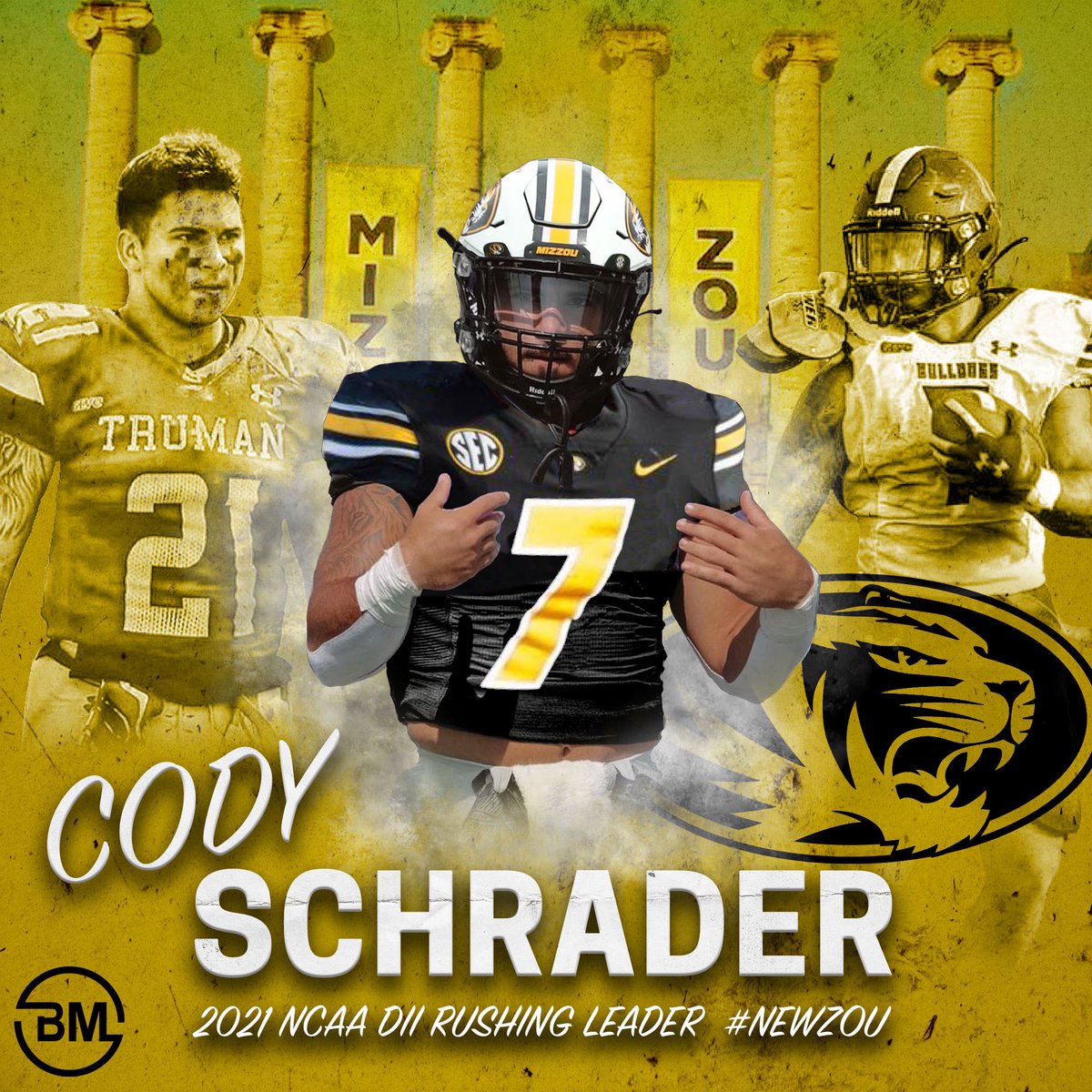 codyschrader_7's tweet photo. Blessed to receive the opportunity to transfer to Mizzou 🐯 #newZOU https://t.co/vrmB91dWck