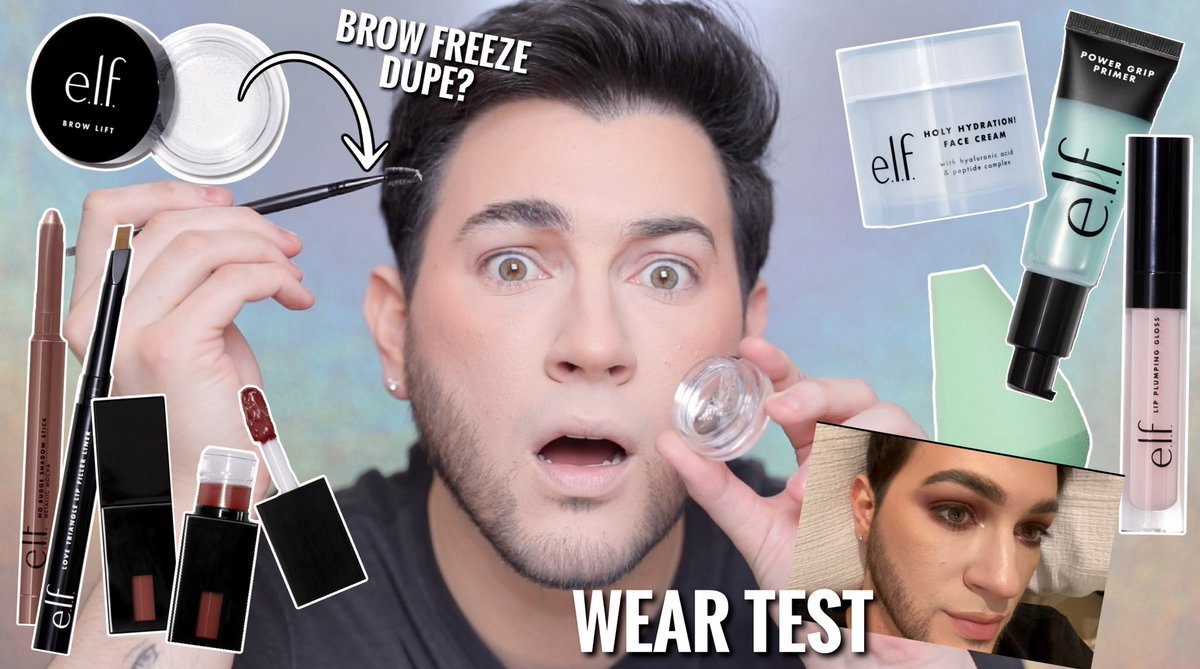 MannyMua733's tweet photo. SOOOO i tested all the viral new elf makeup to see if it was actually worth the hype… https://t.co/CMUpzs9O0X https://t.co/I9br3trCWr