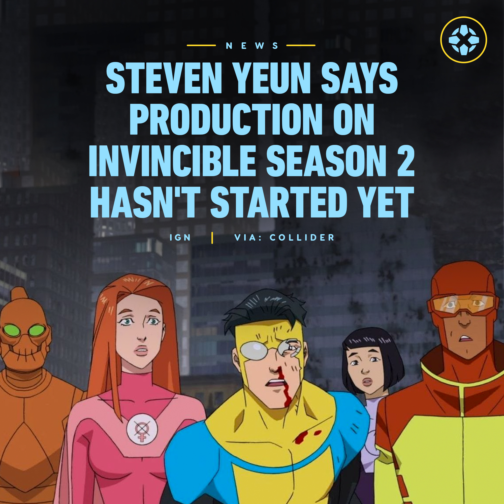 Robert Kirkman's Invincible starring Steven Yeun set for March
