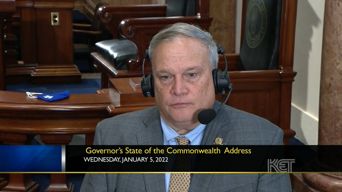.<a href="/kysenatepres/">Robert Stivers</a> just joined <a href="/ReneeKET/">Renee Shaw</a> on <a href="/KET/">KET</a> for some post-State of the Commonwealth Address thoughts. He and House Speaker David Osborne will be speaking with the media momentarily. We will stream via Facebook live.  #kyga22