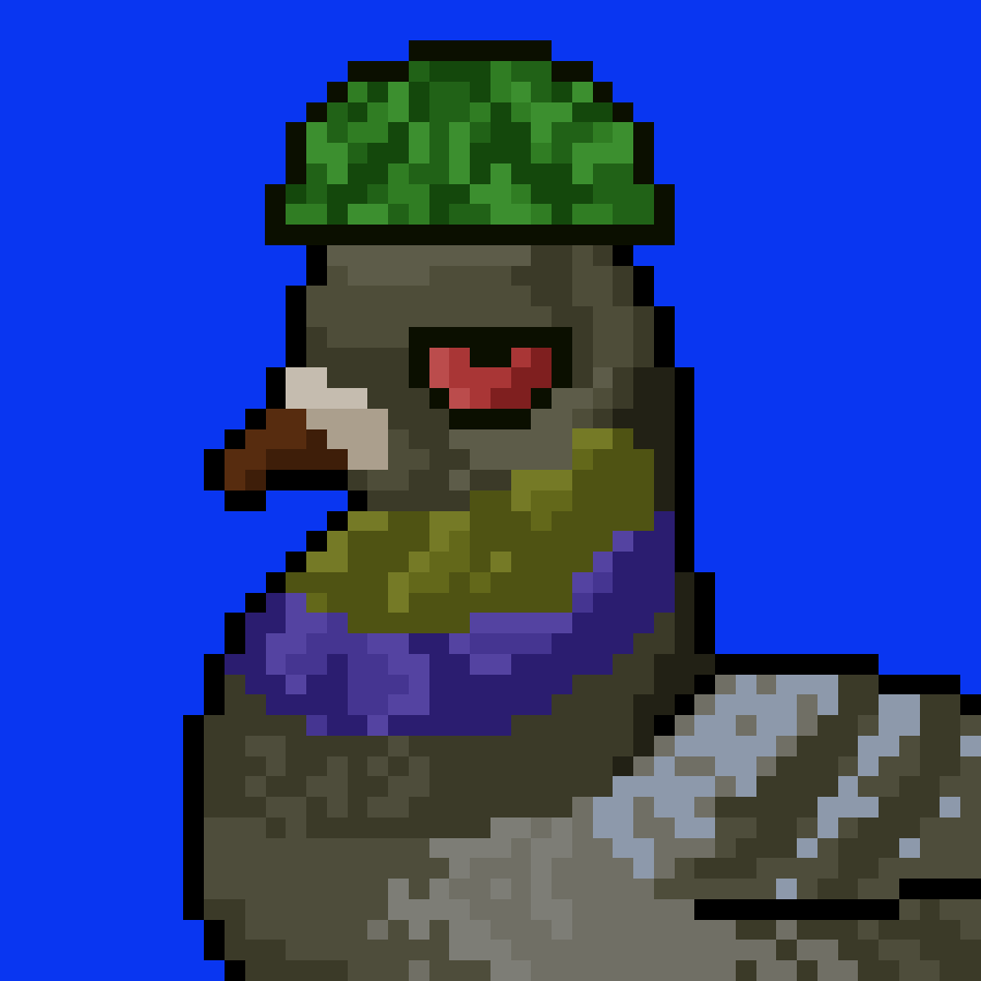 joedNFT's tweet image. Yep, this community is 🔥 and all about the 🍞. #breadish on @wkdPigeonPosse