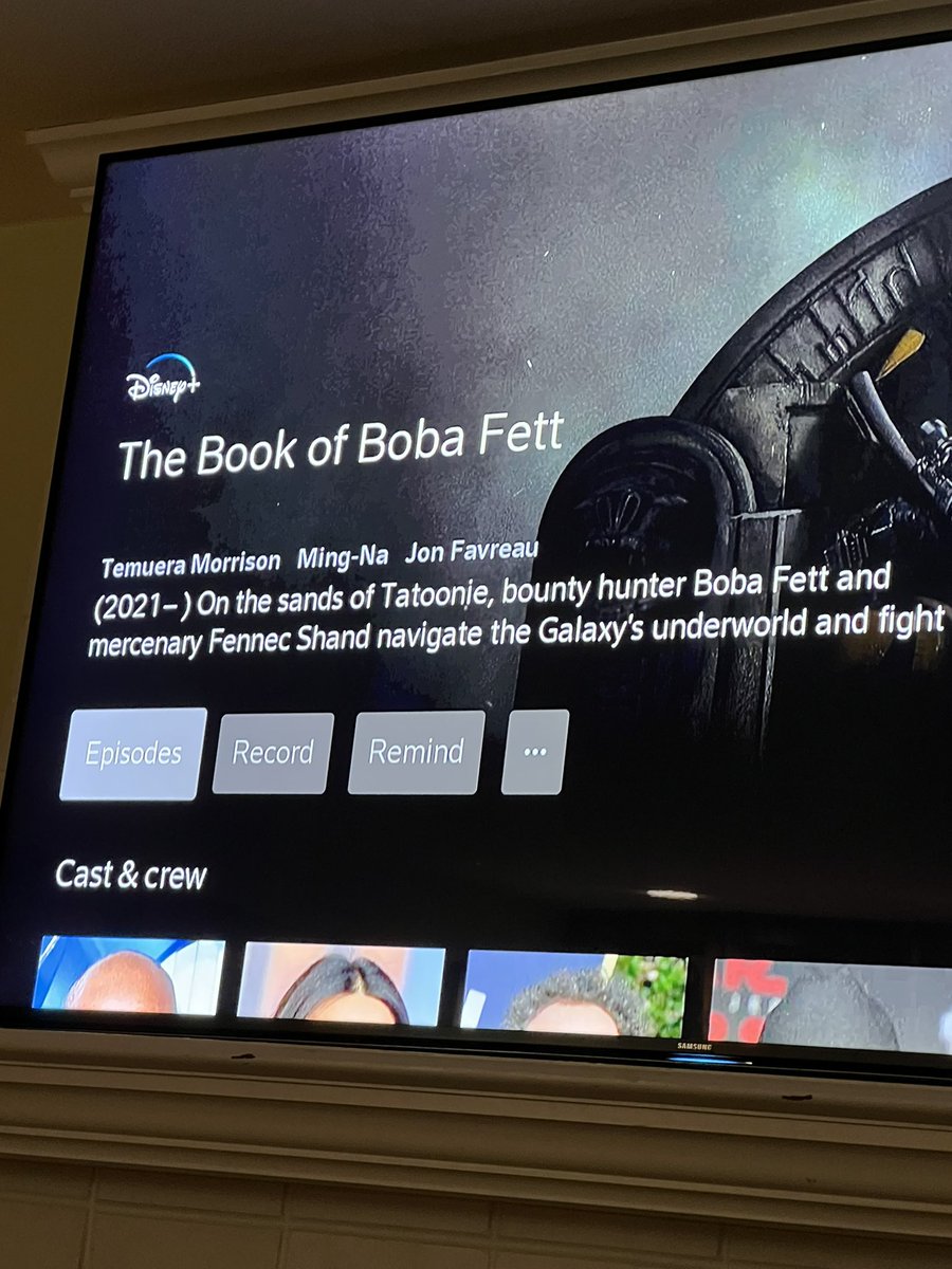 TracyBN's tweet photo. @disneyplus Tatooine is misspelled in the Xfinity Disney+ app. 😳 #TheBookOfBobaFett https://t.co/yapSNarync