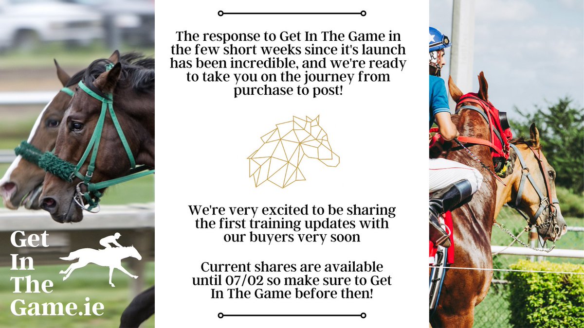 GetInTheGame_ie's tweet image. The Get In The Game team are hitting the ground running in 2022. 

Keep an eye on our socials to find out how to buy shares, what they mean and how the process works.

To see our available breezers visit getinthegame.ie

#getinthegameie #breezers
