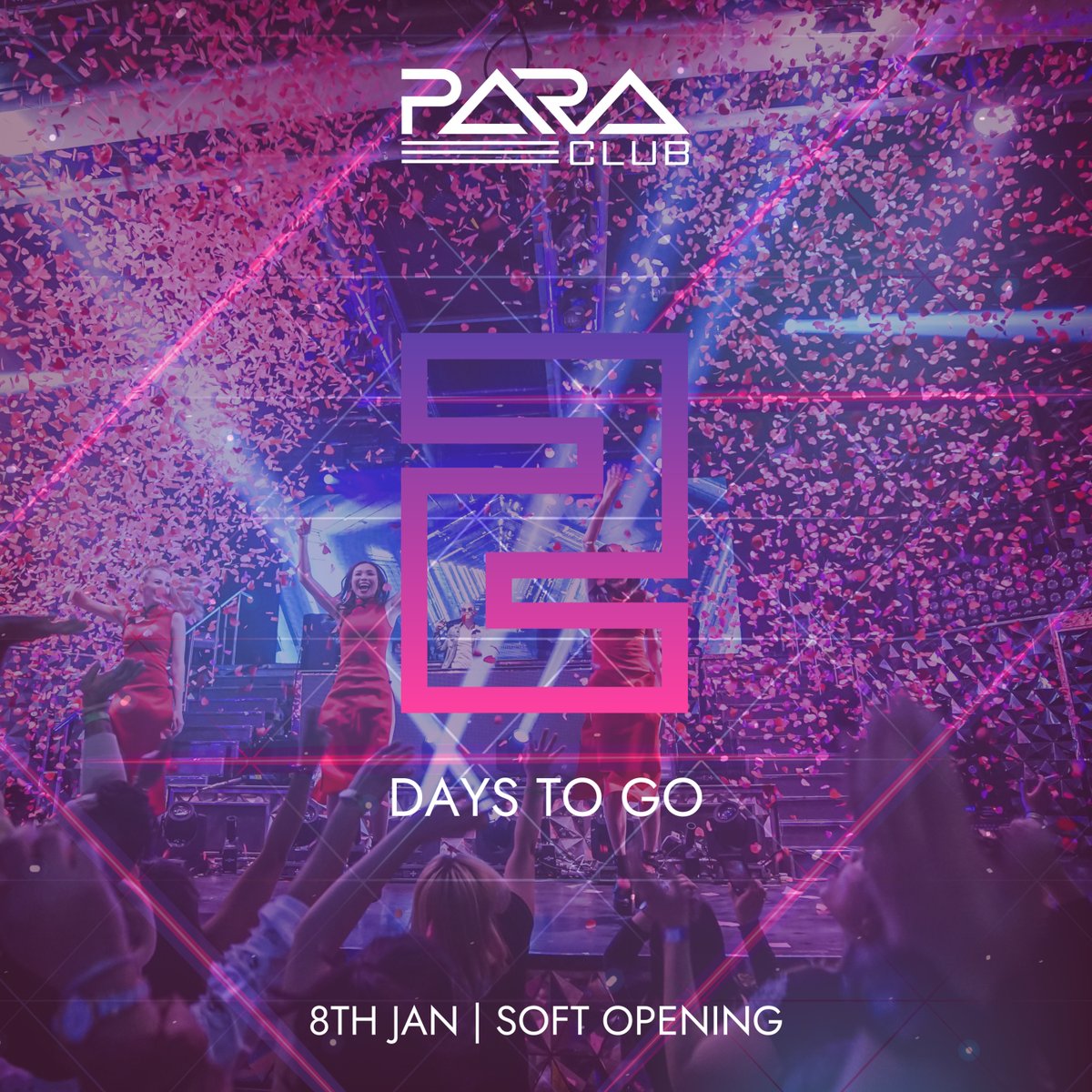 paraclubmacau's tweet photo. 🤳Spread the news, tag your friends, gang up and party in 2 days! 8 Jan 2022 #roadtoPARAdise

- ʀᴇꜱᴇʀᴠᴀᴛɪᴏɴ ᴏɴʟʏ ᴜɴᴛɪʟ ꜰᴜʀᴛʜᴇʀ ɴᴏᴛɪᴄᴇ -
☎️ (853) 6333 6300
⏱️ 9:00PM - 6:00AM

#paraclubmacau #nightclub #nightclubmacau #comingsoon #softopening #newnightclub https://t.co/KIajNGuvOA