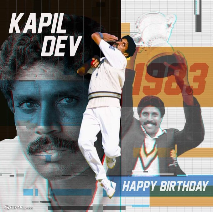 Happy Birthday kapil dev 83 champion many many happy returns of the day 