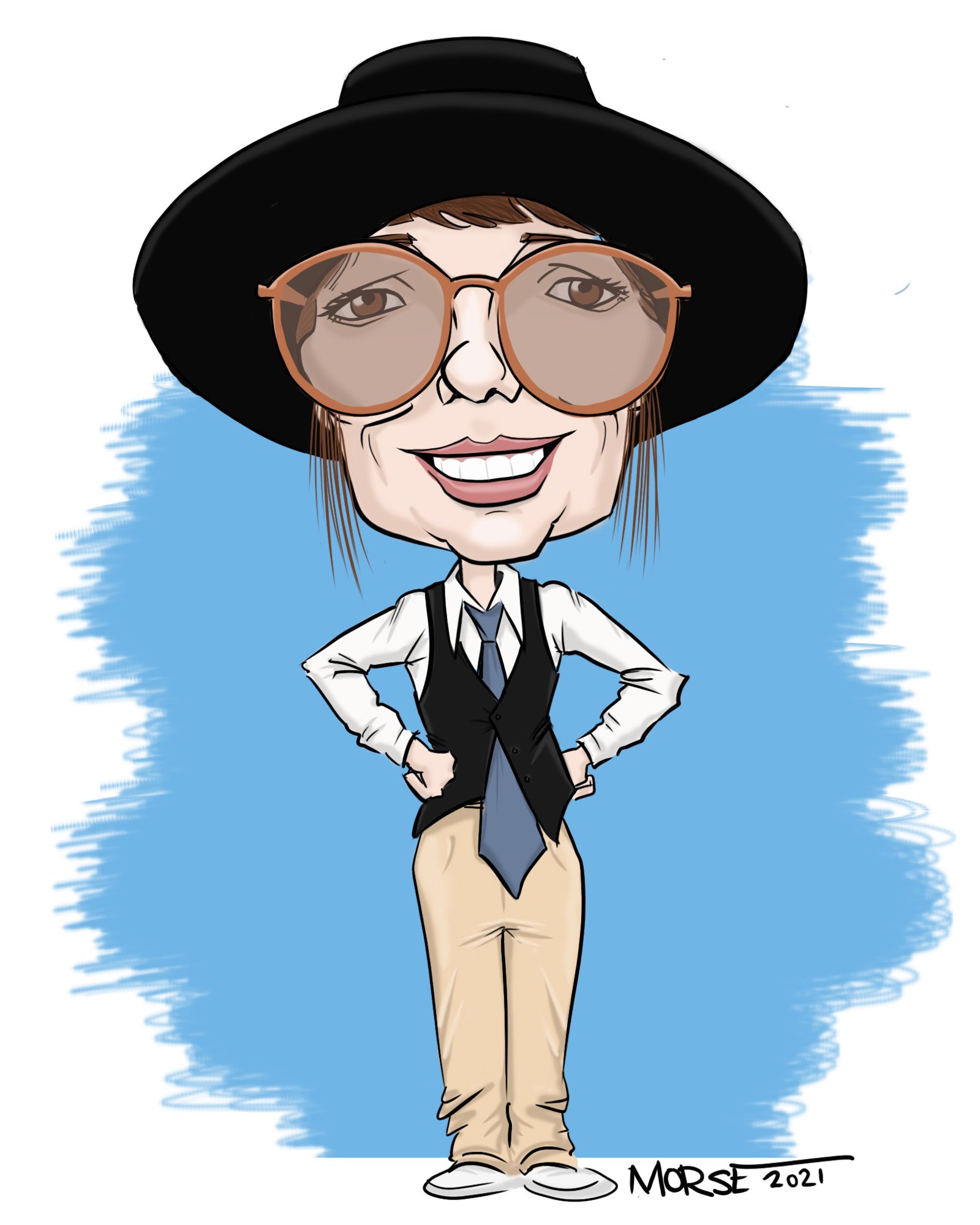 Happy Birthday to Diane Keaton! La di da, la di da... hey, want a caricature? Message me! 