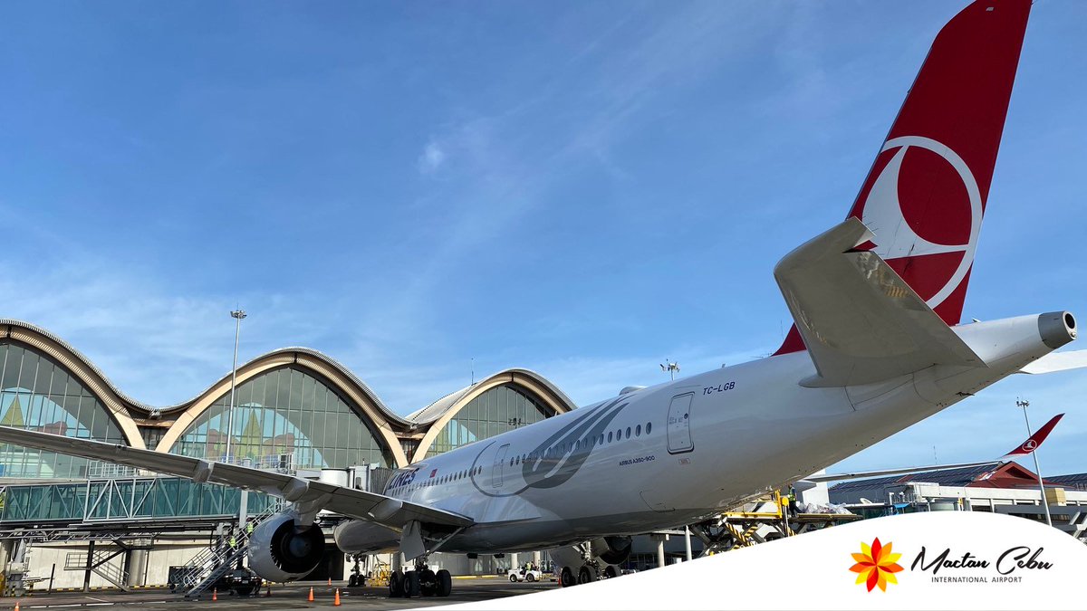 MactanCebuAirpt's tweet photo. HIGHLIGHT OF THE WEEK | We welcomed the arrival of @TurkishAirlines’ first reciprocal flight from Istanbul last Jan. 4, 2022. It's a thrice weekly Istanbul-Manila-Cebu flight. The maiden flight arrived at MCIA at 6:52 a.m. last Tuesday.

Read more: https://t.co/77RbNW4ev8 https://t.co/2yZyz5s4LY