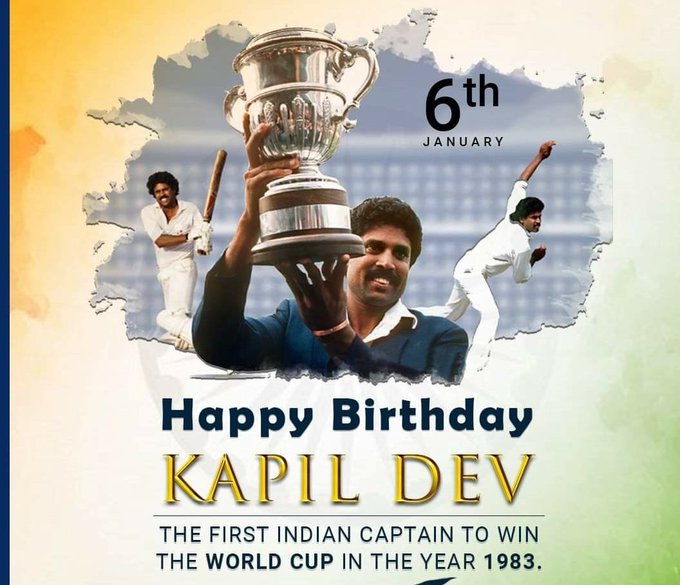 HAPPY BIRTHDAY- KAPIL DEV !! \"SPORTS SHOULD NOT BECOME ROUTINE. IT SHOULD BE ABOUT PASSION.\" 