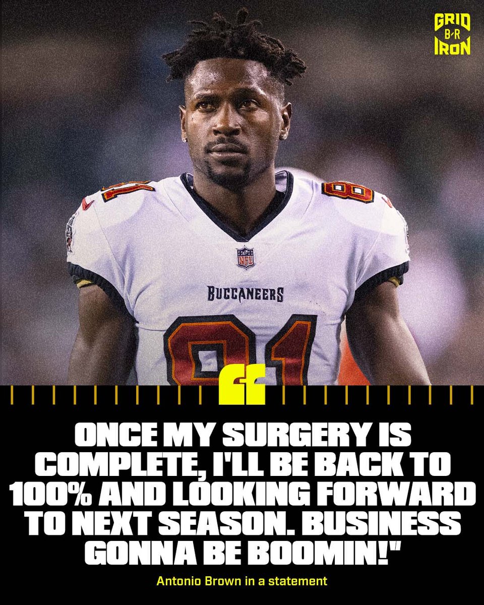 BleacherReport's tweet photo. Antonio Brown released a statement telling his side of the story in the Bucs saga.

He said Bruce Arians tried to make him play through an ankle injury.

https://t.co/u7qizq3iyM https://t.co/rLmUYhxATd