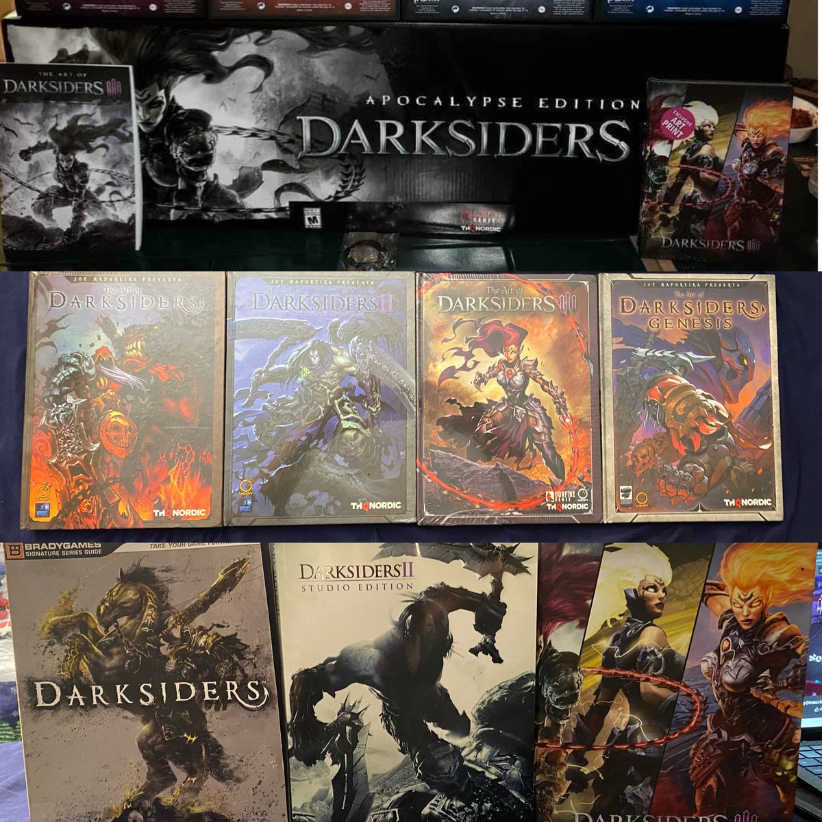 Fully_Limitless's tweet photo. @THQNordic @JoeMadx @vigilgames @AirshipSyn @darksiders  on the anniversary of Darksiders just wanted to express my love and appreciation of this incredible franchise, thank you all for your many contributions to it over the years. A link to my collection https://t.co/nnLDBCWNQT https://t.co/1KL9fHK1Kx