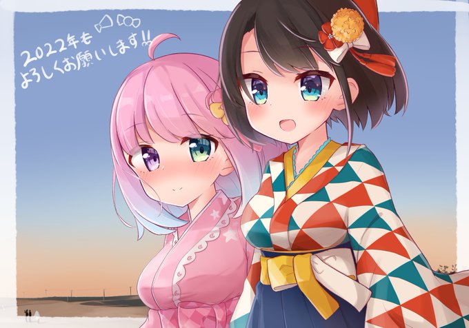 #プロテインザスバル #ルーナート #スバルーナ 
遅くなりましたが描き初めのスバルーナです!
今年もよろしくお願いします! 