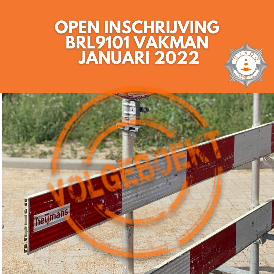 Elke maand 1 open inschrijving BRL9101 Vakman! 13 &amp; 14 januari 2022 is volgeboekt.

Volgende mogelijkheid: 19 &amp; 26 februari 2022!

Interesse?

🖥 verkeer@nivoo.nl
📱 (0346) 21 74 25

Van harte welkom! 🤗

#cursus #BRL9101 #vakman #verkeersmaatregelen #CROW