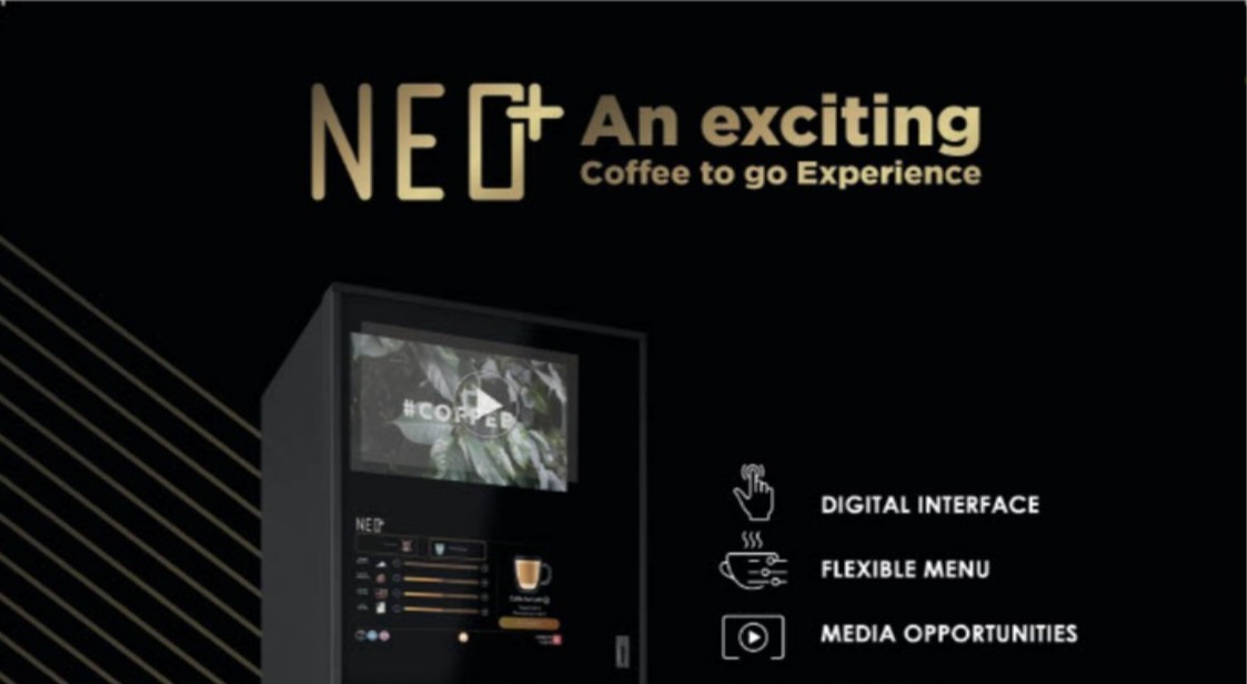 Neo+ brings the #coffee shop and the modern Coffee To Go shopping experience directly to your customers☕

See more on page 4 of the NIVO Insider: ow.ly/xosm50HnE7t

#vending #ooh