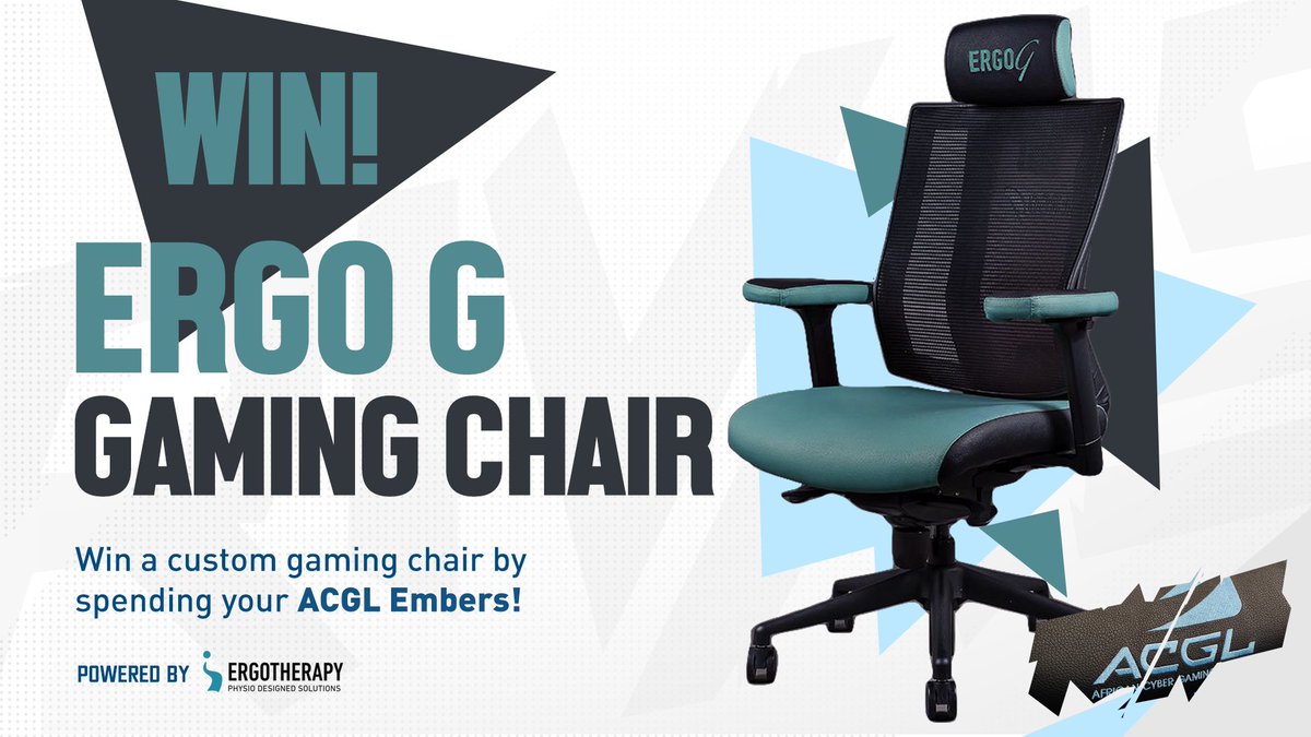 🎫 Entries to the #Ergotherapy Ergo-G Gaming Chair #giveaway close at 14h00 today.

🔥 Use your Embers to stand in line to #win! 

➡️ acgl.co.za/ergo-g/loot/71…

#SAgaming #GamingZA #gaming #SAesports #EsportsZA #esports #AfricanEsports