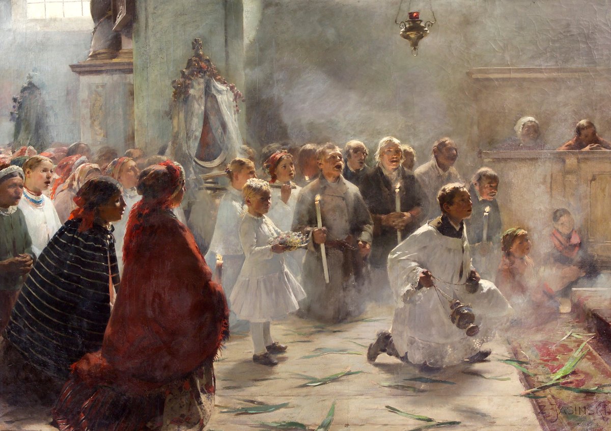 'Palm Sunday' by Zdzisław Jasiński 1891

#ZdzisławJasiński