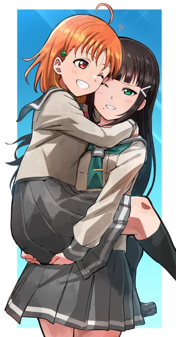 抱っこしてるされてるちかダイ 