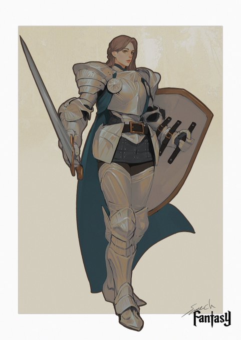 「shield shoulder armor」 illustration images(Popular)