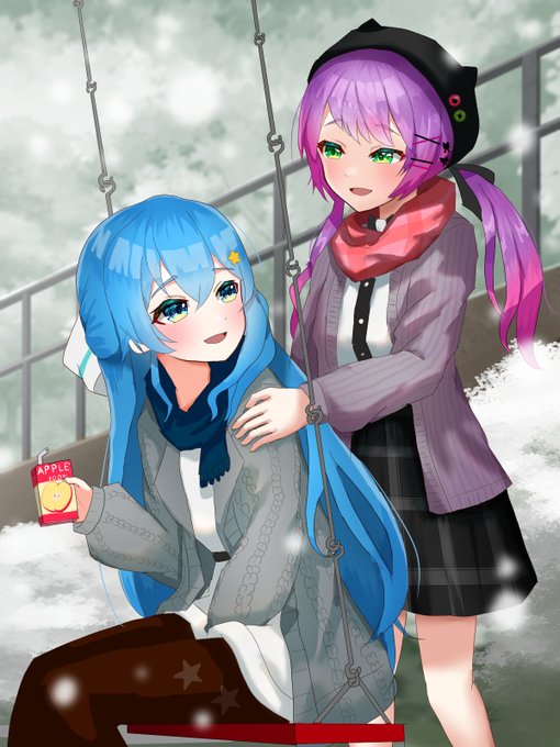 灰色と青/常闇トワ×星街すいせい(cover)

#ほしまちぎゃらりー 
#TOWART 