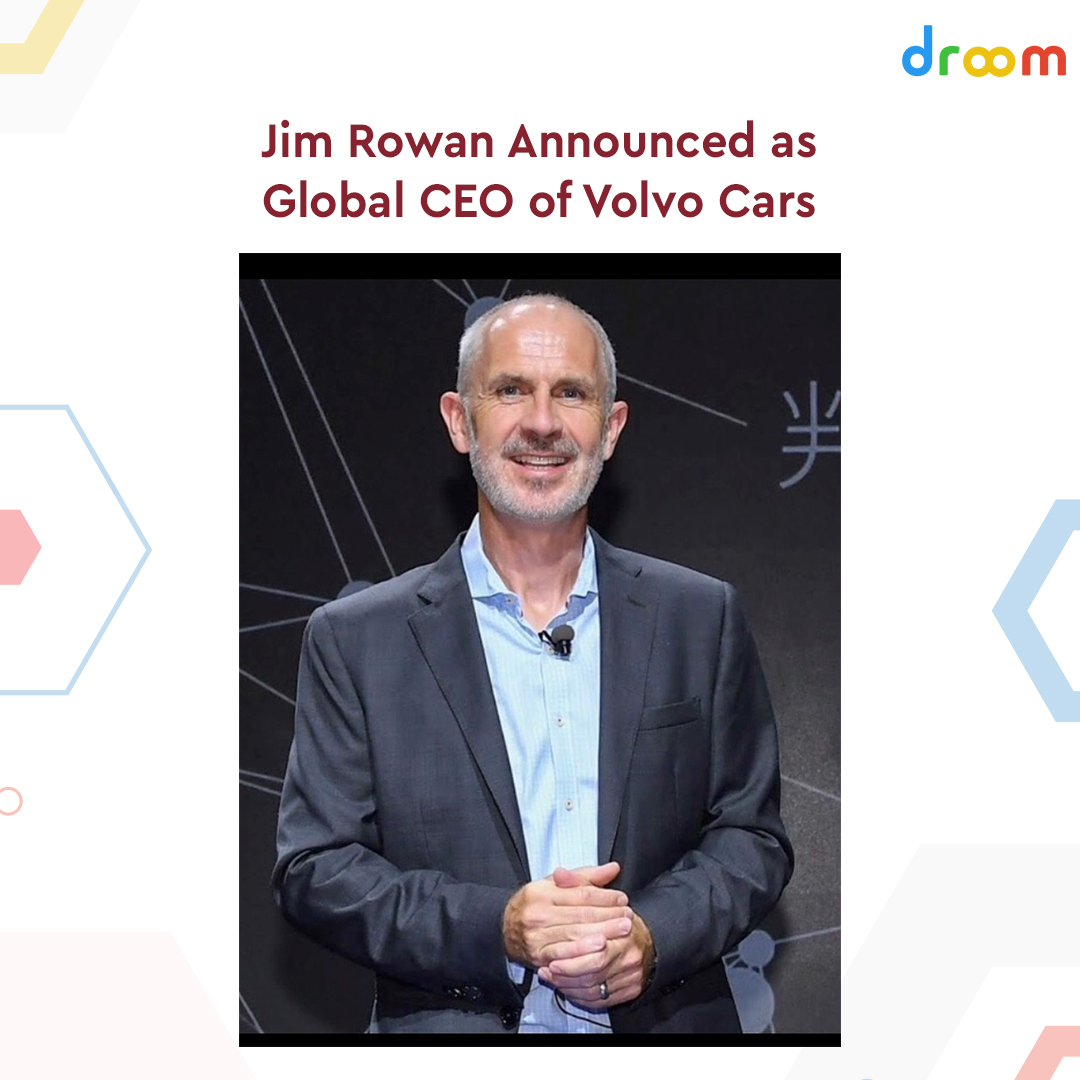 letsdroom's tweet photo. #JimRowan Announced as Global #CEO of #VolvoCars
He will succeed #HåkanSamuelsson in his new role at Volvo Cars
Jim Rowan will start in new role from March 21, 2022
Samuelsson will continue as the Chairperson of #Polestar https://t.co/1EjPeJbNuN @volvocars @volvocarsin https://t.co/QLW3dHyI7J