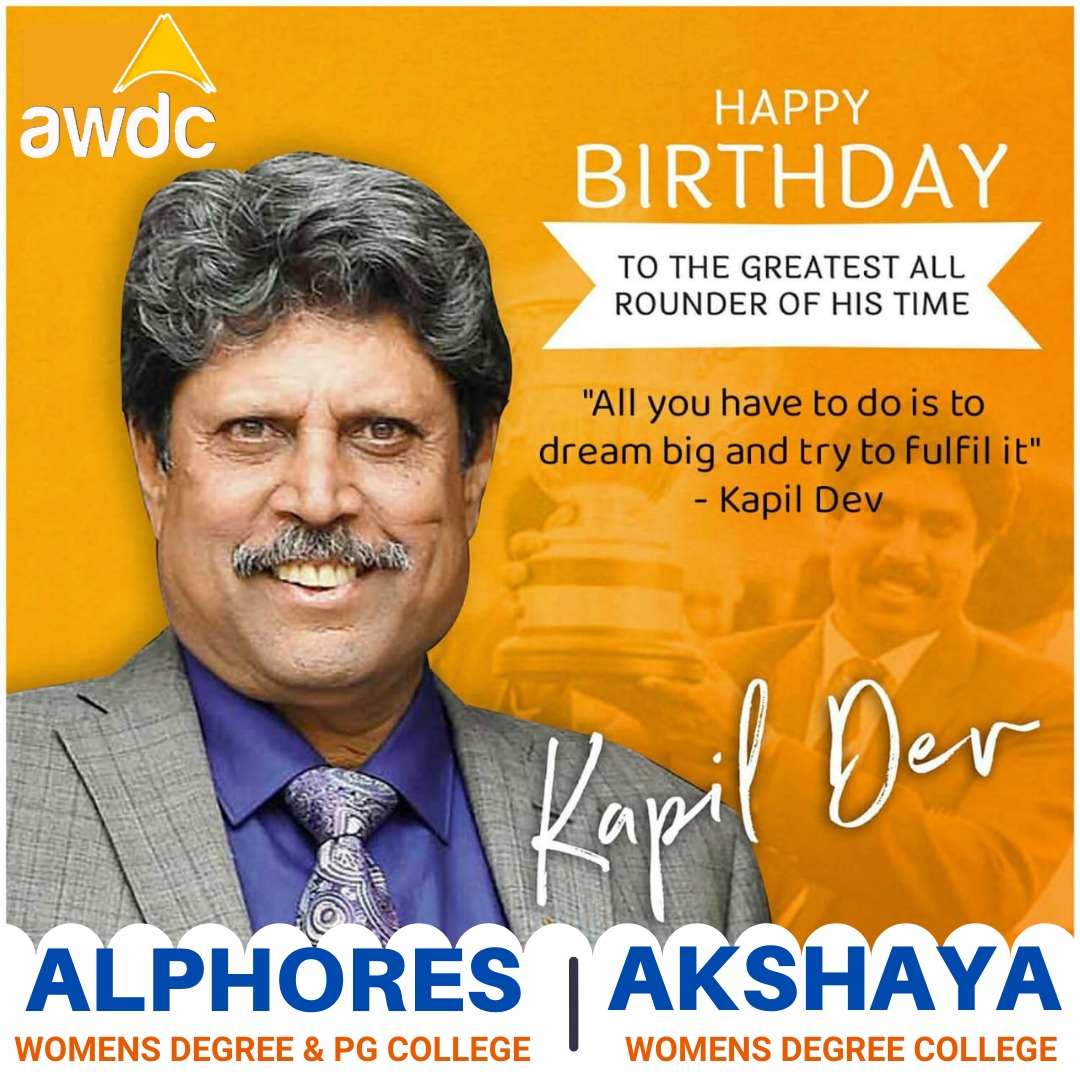 Happy Birthday Kapil Dev... .   