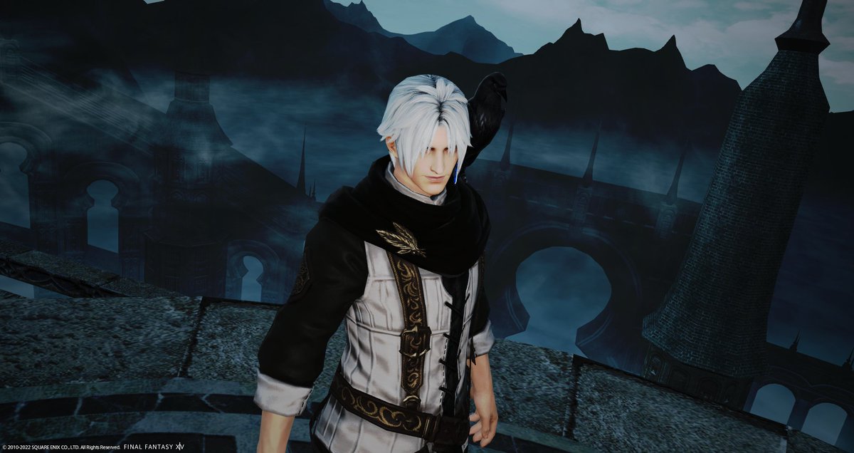 Din_of_Stars's tweet photo. So, I've idly been trying to work out translating my Grave Cleric Reve over from his D&amp;D version to FFXIV, complete with his familiar. 

#GPOSERS #MateusRP #FFXIVRP https://t.co/I3HjuwTYPO