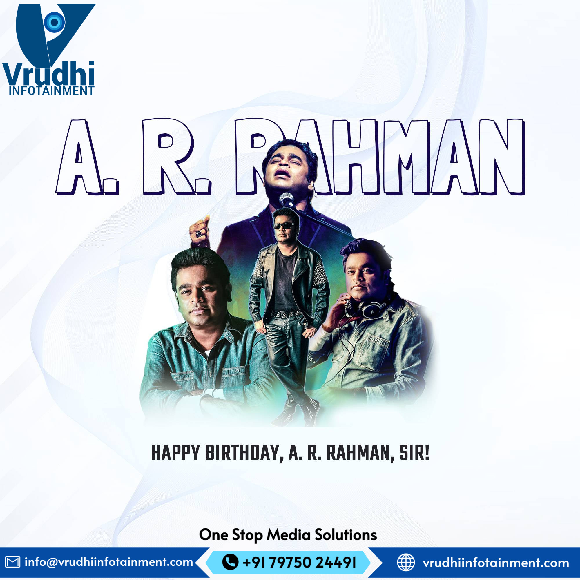 Happy Birthday A R RAHMAN Sir ! 