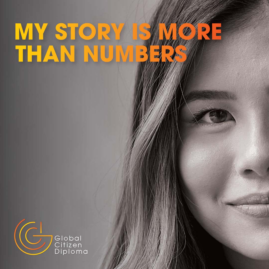 "I could tell you I have 6s and 7s on my transcript. 
Or I could tell you how being the videographer for the Action For Refugees team sparked my desire to help make the world a better place. My story is more than numbers." -Tiffany, HKA

#MyStoryIsMoreThanNumbers