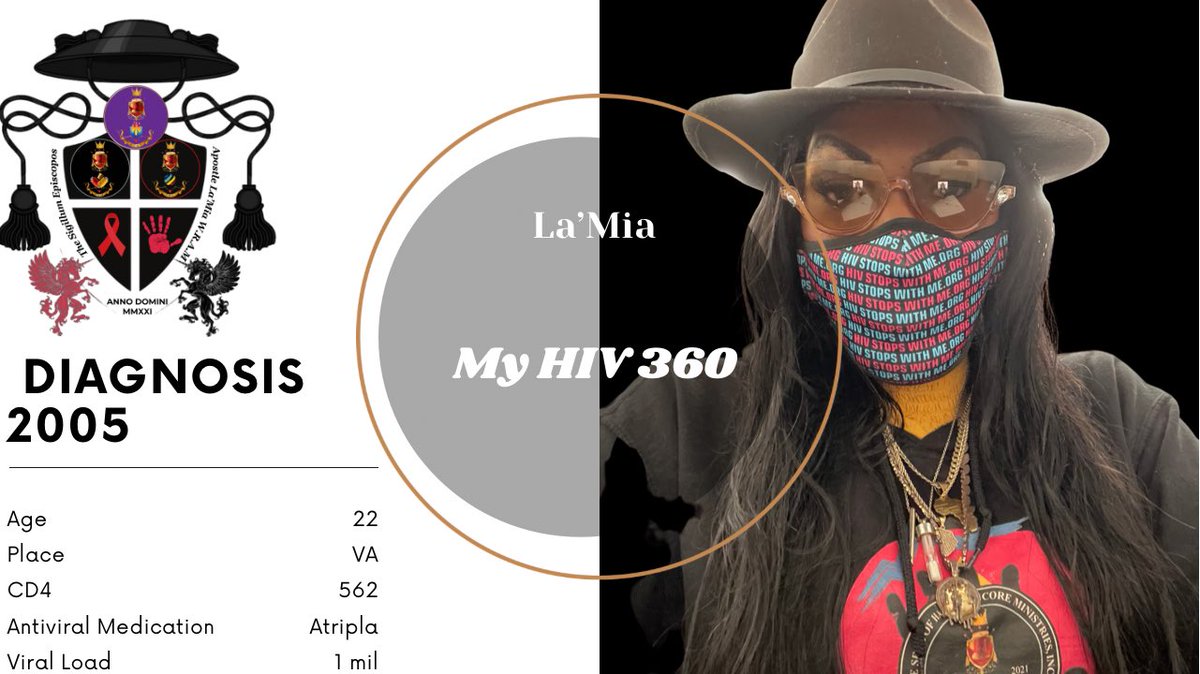 MotherLaMia's tweet photo. Starting Today and for the remainder of the year I will be sharing my Journey and Experience as a person living with HIV. This part of me in which I will be sharing I would like to call #MyHIV360
#HIVIsNotACrime
#hivstopswithme
#undetectableequalsuntransmittable https://t.co/GnJWVtul4J