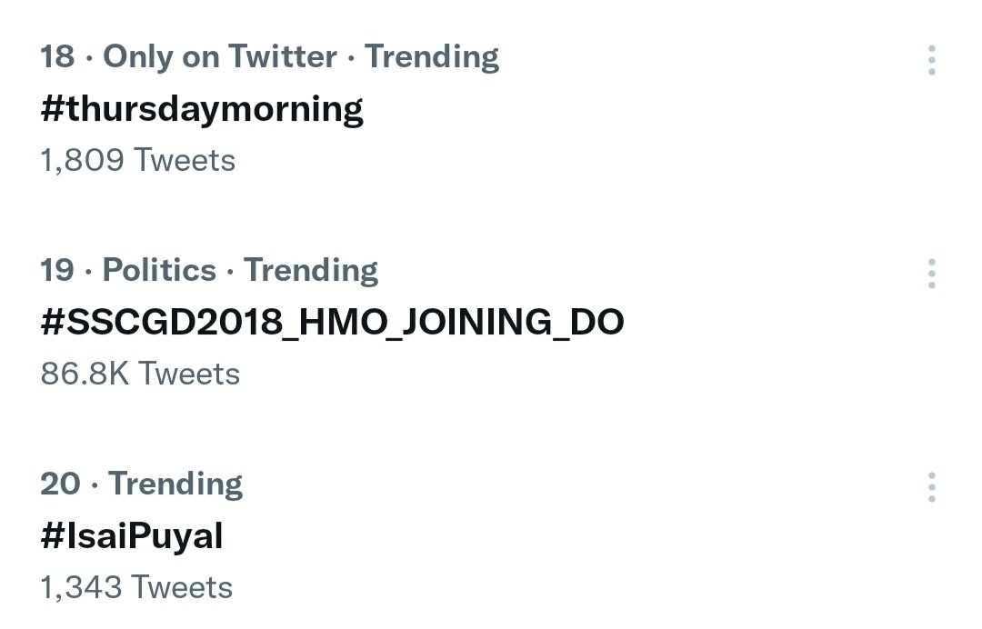 भाषण नहीं, रोजगार चाहिए ।
Trending No : 19

#SSCGD2018_HMO_JOINING_DO