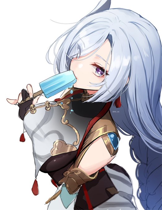 申鶴~❄️🍦
#原神 #shenhe  #rkgk 