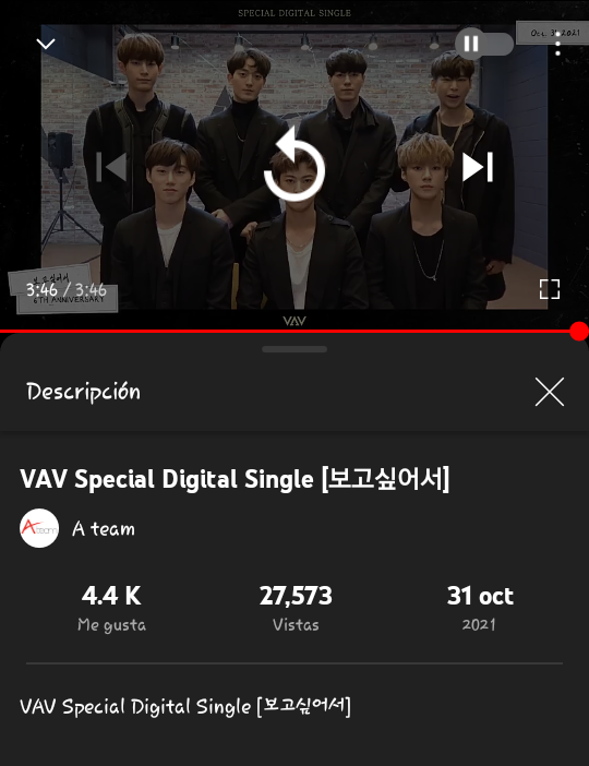 im_vampz's tweet photo. Nunca me canso de escucharlos ๐ฅฐ
Good rest, vampz
#Stream_VAV #VAV #๋ธ์ด์์ด๋ธ์ด #campforvampz
@CampforVampz @VAV_official @twt_VAV https://t.co/R6J9le3buA