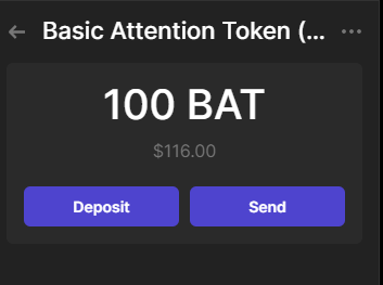 taxninja's tweet photo. Okay #BATCommunity I just transferred 100 $BAT from Gemini to FTX then withdrew to my Phantom wallet (SOL wrapped BAT) and this is what I ended up with after fees! @lukemulks @brave @bat_jennie https://t.co/2KSbqp6lvh